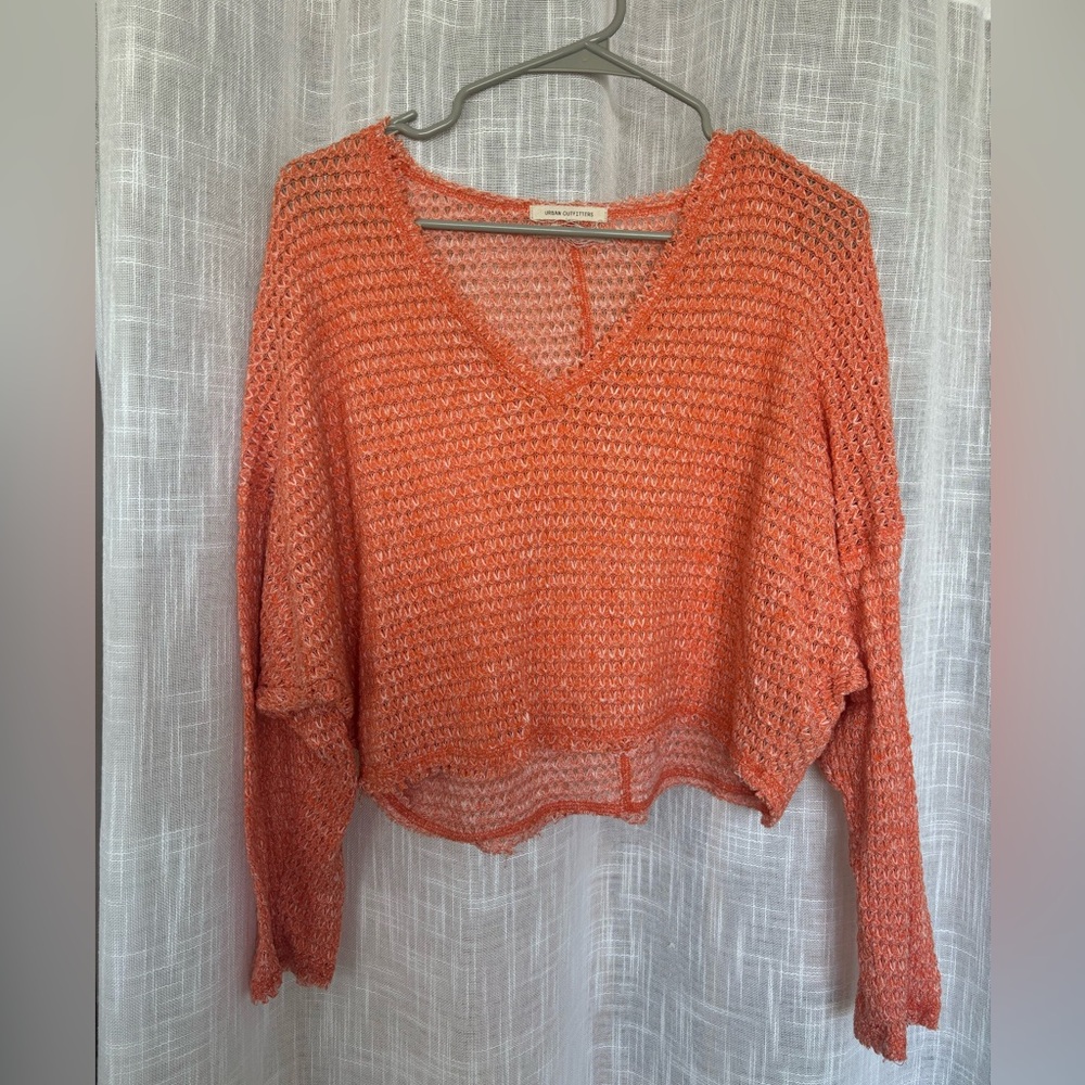 Urban Outfitters Orange Knit Top